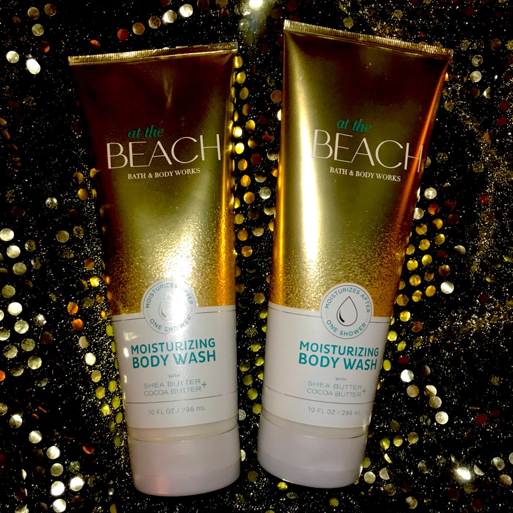 Bath & Body Works (2 Count) At The Beach Moisturizing Body Wash x2 10oz Bottles